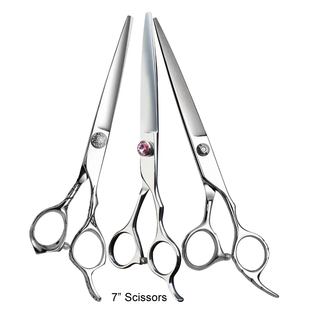Профессиональные ножницы для стрижки домашних животных 7 0 дюйма японские 440C