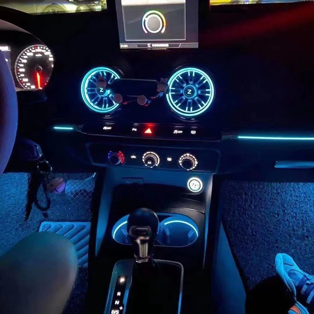 

For Audi A3 Atmosphere Light 21/32 Color 2013-2021 A3 S3 RS3 Turbine Luminous Air Outlet Ambient light For Original Modification