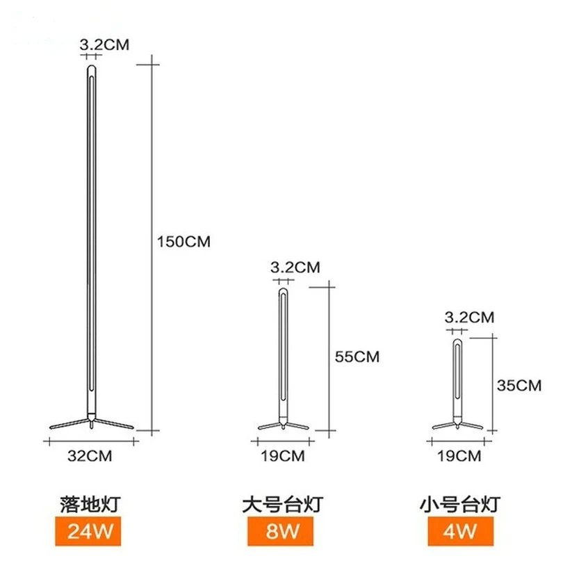 Скандинавские минималистичные деревянные светодиодные напольные лампы для