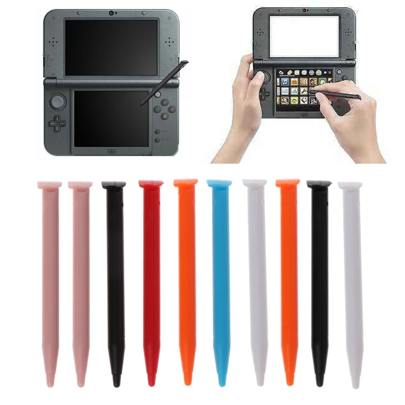 

10Pcs Plastic Stylus Pen Game Console Screen Touch Pen for nintendo 2DS XL / LL