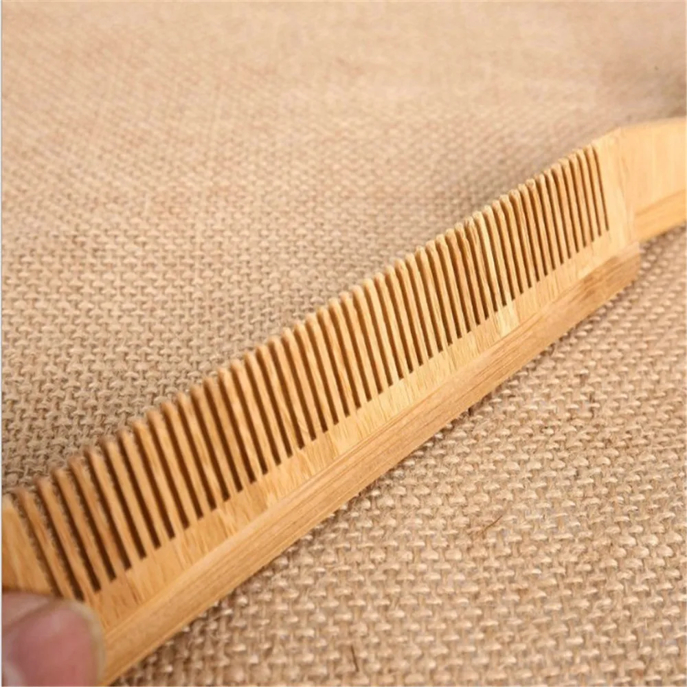 Простая прочная деревянная Массажная расческа Бамбуковая щетка для волос 1 шт.
