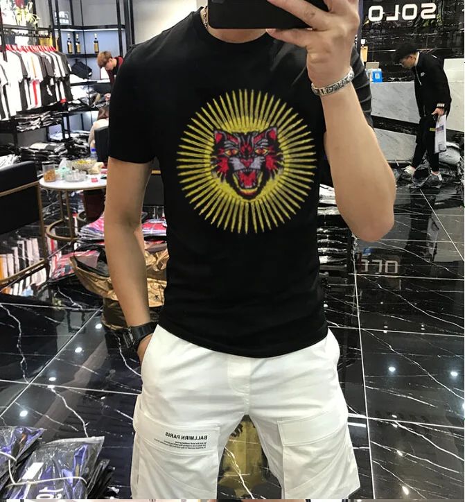 

2020 Diamonds Brand man T Shirt Men Clothing Short Sleeve O Neck T-shirts Summer TShirt High Quality Men Tops Tees