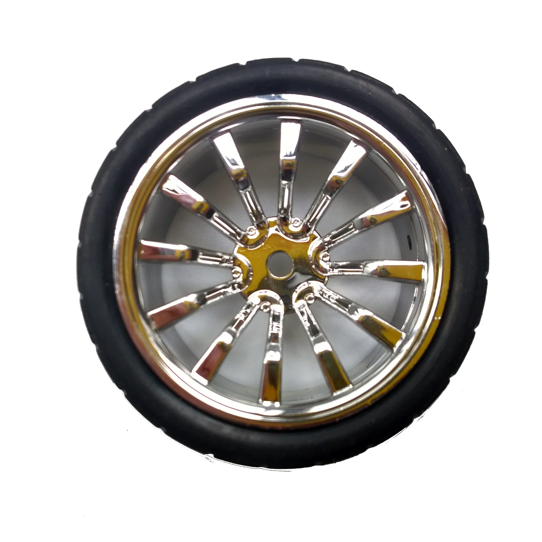 Резиновое колесо 65 мм * 27 с металлической удлинительной муфтой 4/5/6 для Smart 2WD/4WD