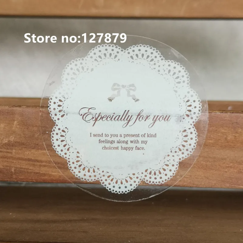 60 шт. прозрачные наклейки с круглыми этикетками диаметр 50 мм | Дом и сад