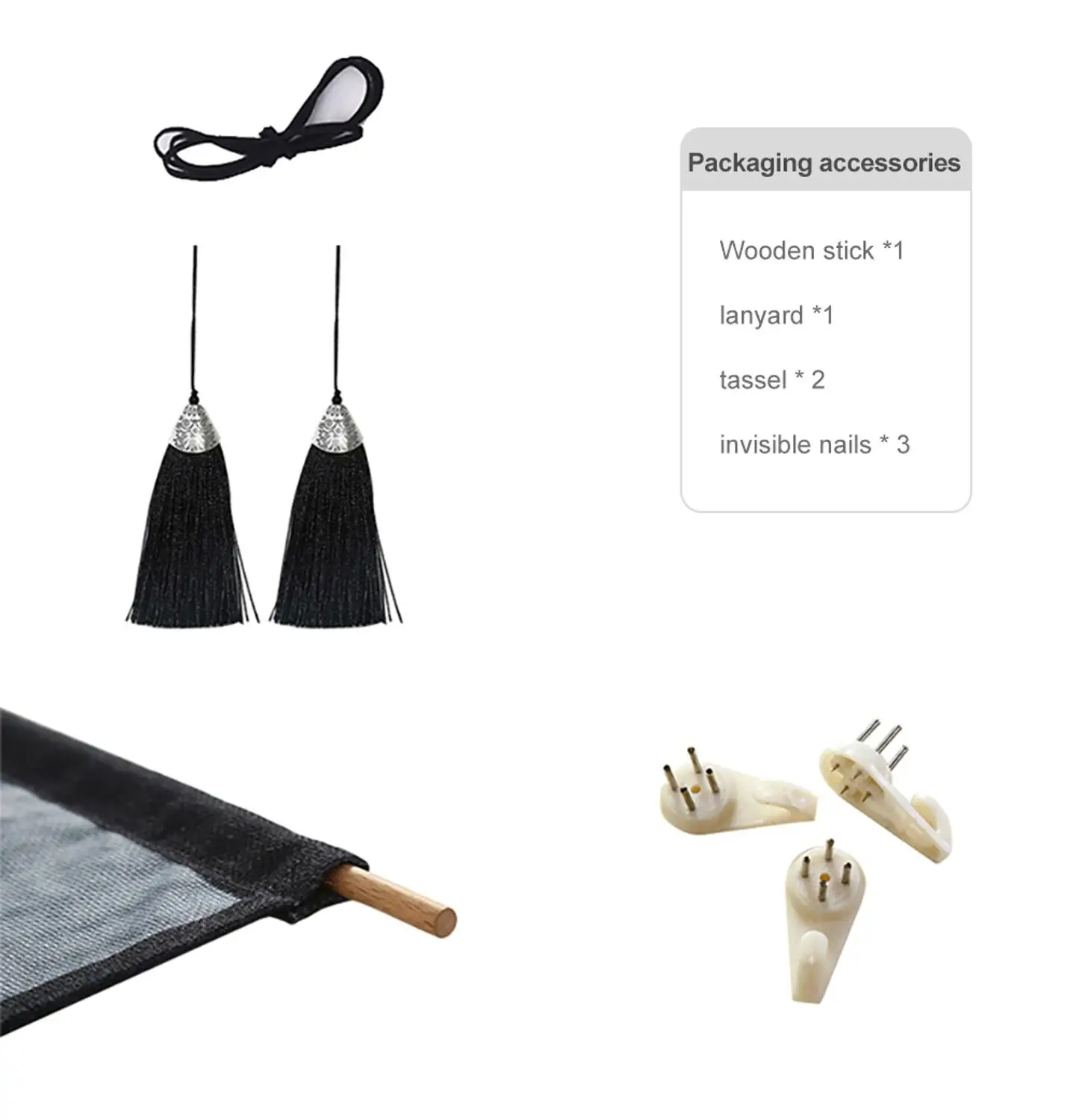 3 шт. Северный гобелен зеленый Растительный картина для украшения гостиницы