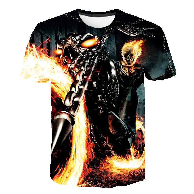 Мужская футболка с привидением героями фильма Уличная паровозиком одежда для