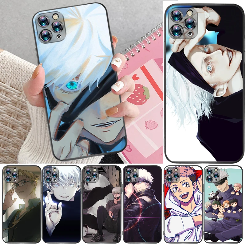 

Jujutsu Kaisen Fushiguro Megumi Sukuna Yuji Itadori Satoru Gojo Phone Case For iPhone 6 6S Plus 7 8 Back Cover Coque Funda