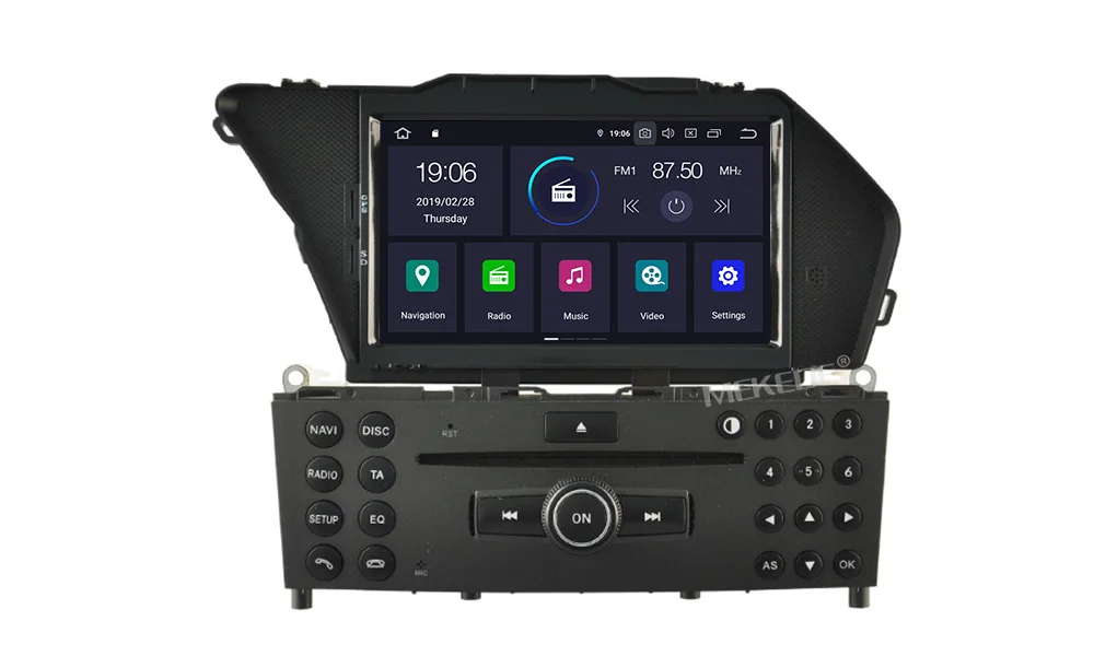 MEKEDE PX5 android 9,0 Автомобильная dvd-навигационная система плеер для BENZ GLK X204 GLK 300 GLK 350 автомобильный радиоприемник Мультимедиа Стерео 8 ядер