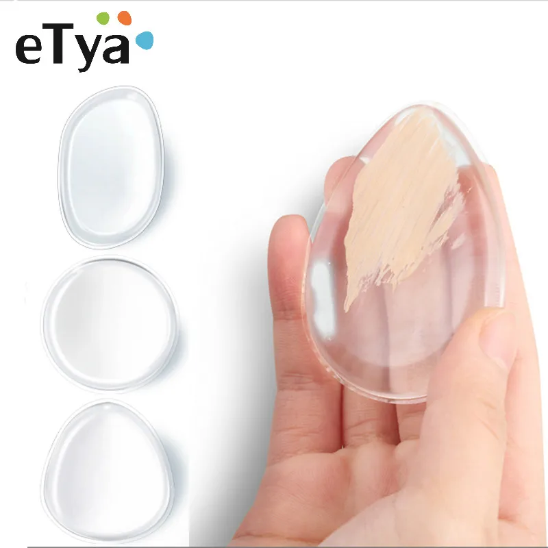 1 шт. мягкая силиконовая губка блендер прозрачные профессиональные инструменты