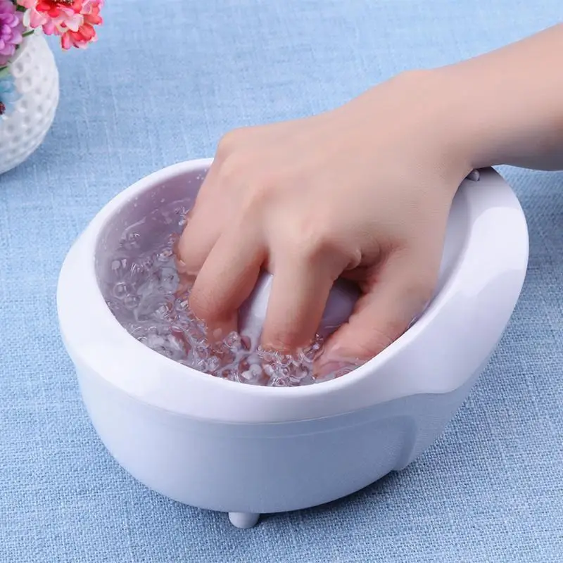 

Nail Bubble Massage Jet Spa Hand Bowl Spa Nail Art Hand Wash Remover Soak Bowl DIY Salon Nail Spa Bath Treatment Manicure Tools