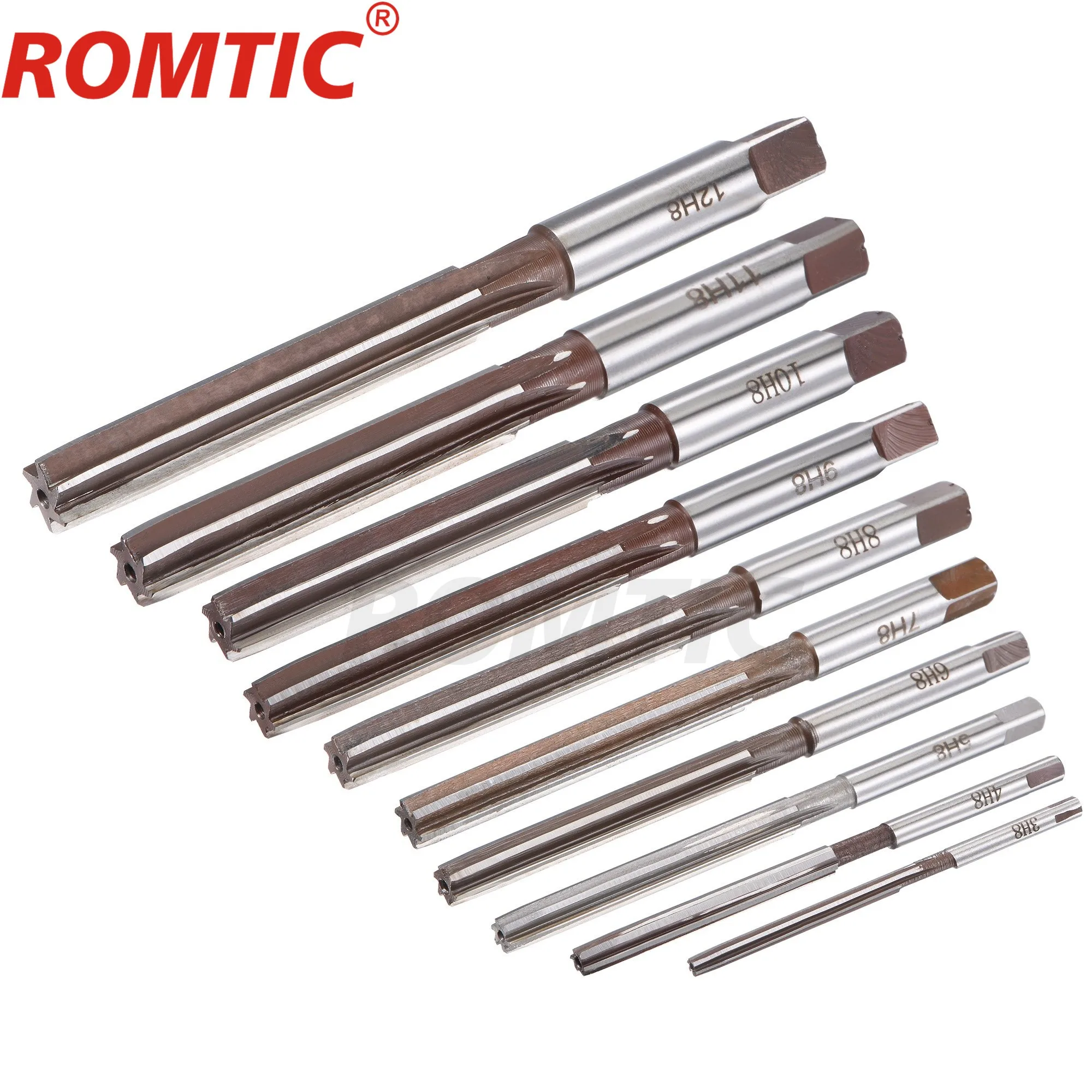 

2mm-16mm Straight Shank D4 HSS Reamer Chucking Engineering Milling Cutter Tool 3mm/4mm/5mm/6mm/8mm/10mm/12mm/14m 6 Flutes HSS