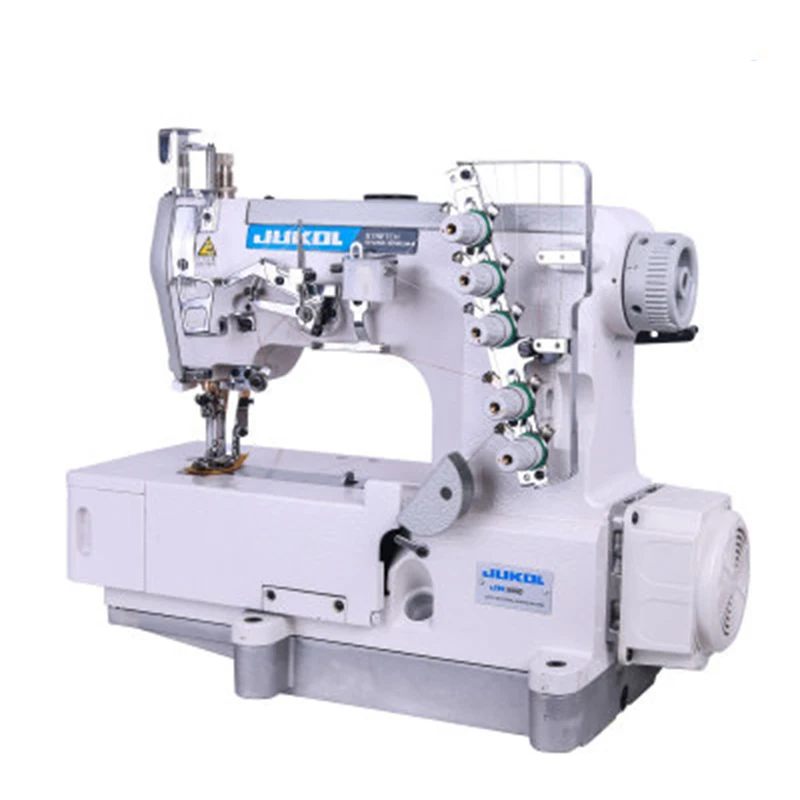 

Fully Automatic Sewing Machine High Speed Stretch Direct Drive Three Needles five lines Industry Sewing Machine cuff Neckline