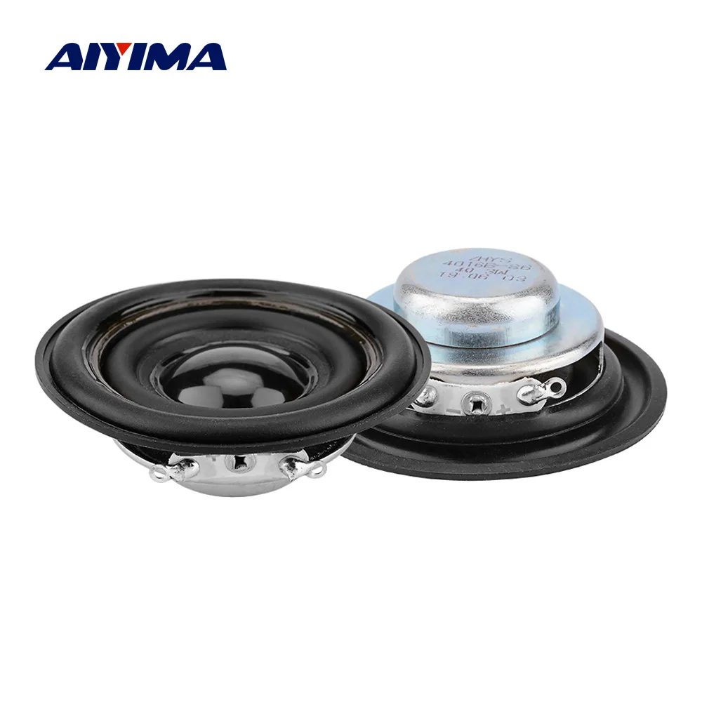 AIYIMA 2 шт. мини аудио портативный Полнодиапазонный динамик s 40 мм 4 Ом 3 Вт DIY Bluetooth Wi Fi