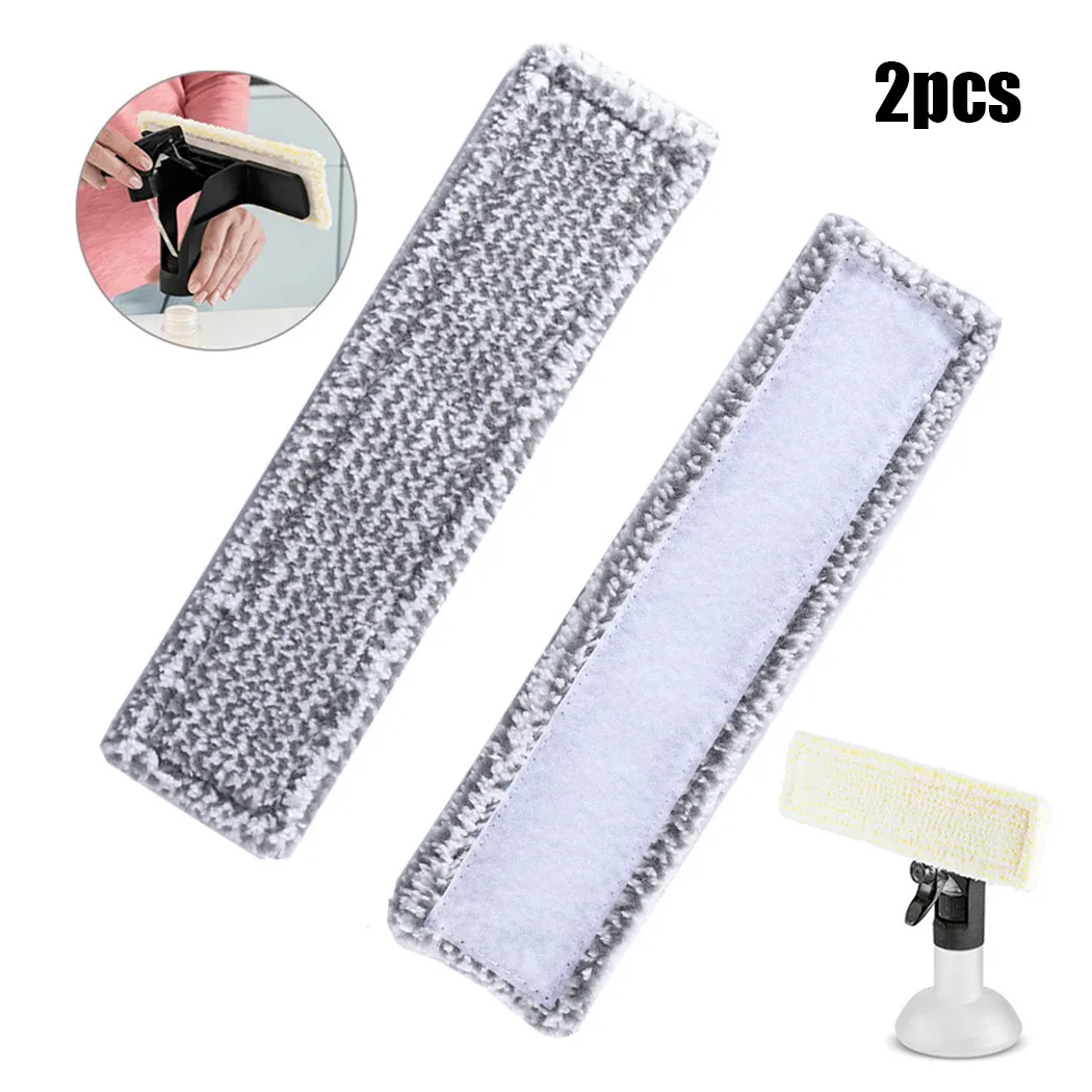 

For Karcher WV2 WV5 Window Mop Cloths Microfibre Mop Cloth Pads Reusable