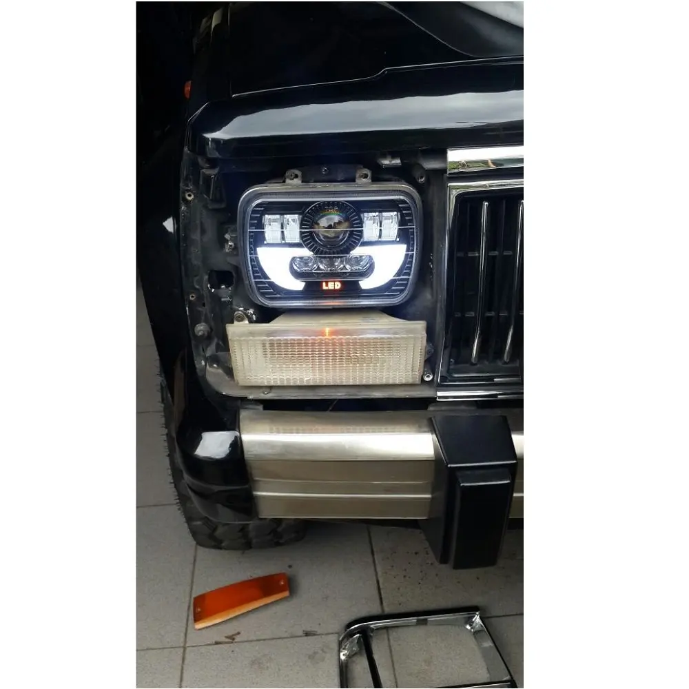 7X6 дюймов светодиодный светильник s H4 для Jeep Wrangler YJ Cherokee Comanche 5x7 &quotсветодиодный с