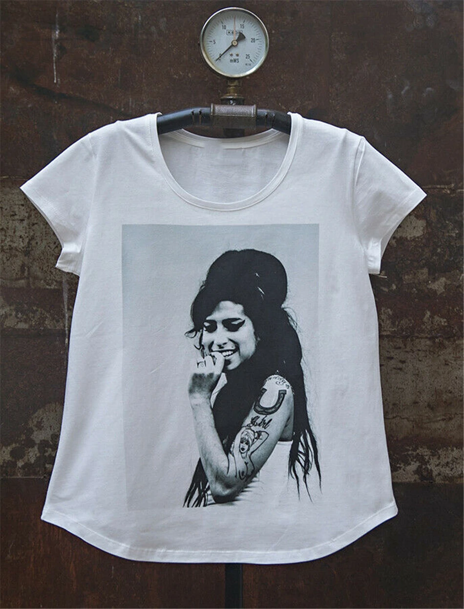 Amy Winehouse женская футболка топ одежда лозунги индивидуальная футболка| |