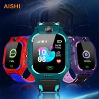 aishi q19 kids smart watch lbs sos camera child phone voice match game flashlight alarm clock remote monitor for 2g gsm network