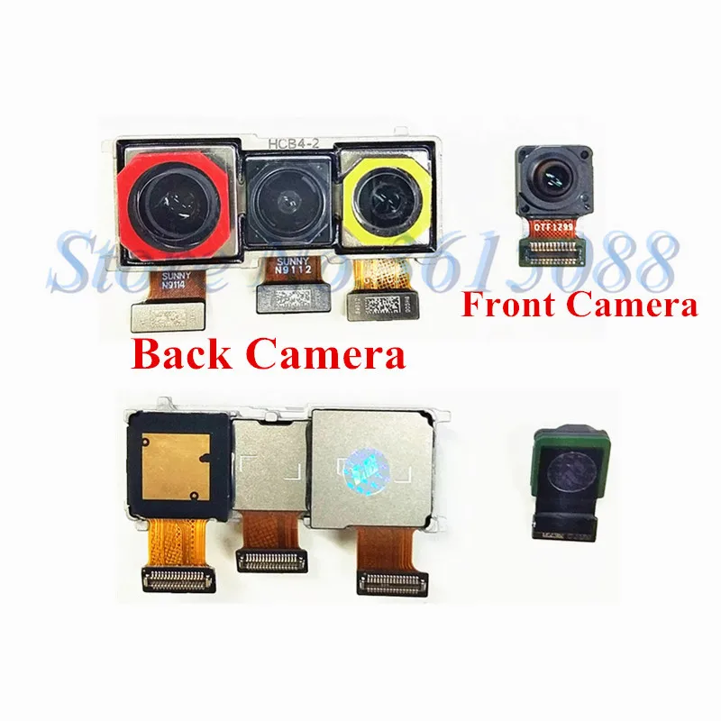

1x Original Front Camera & Back Rear Big Camera Module Flex Cable Replacement Part for Huawei P30