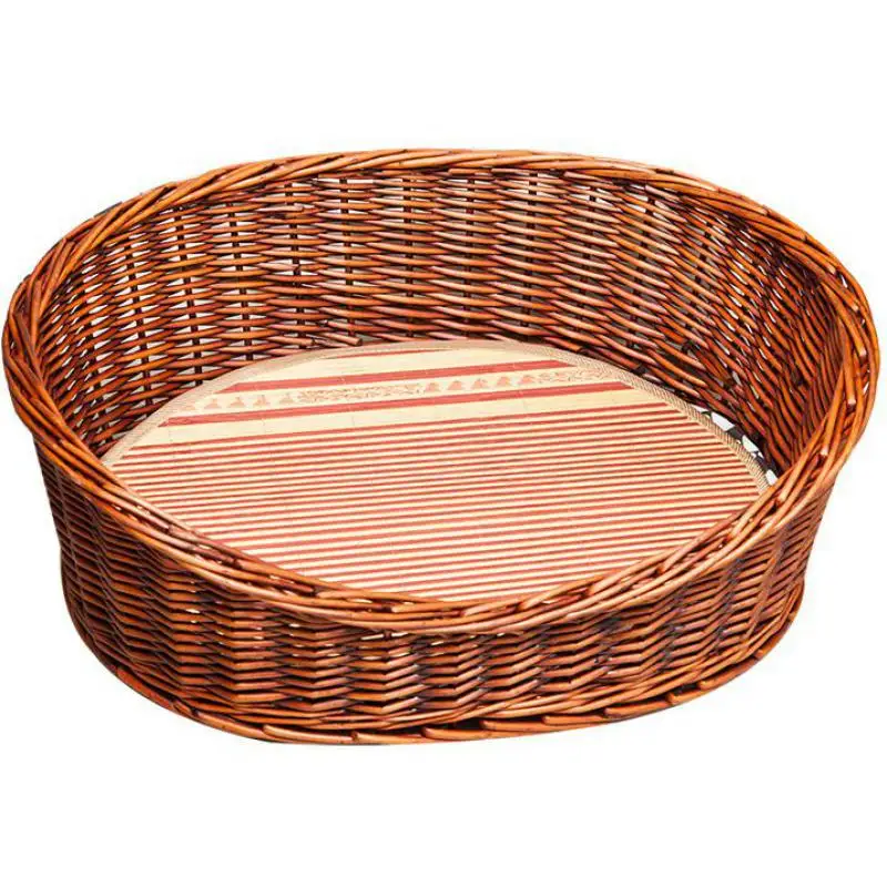 Ротанг питомник летняя собака кровать для Тедди Старлинг маленький и средний