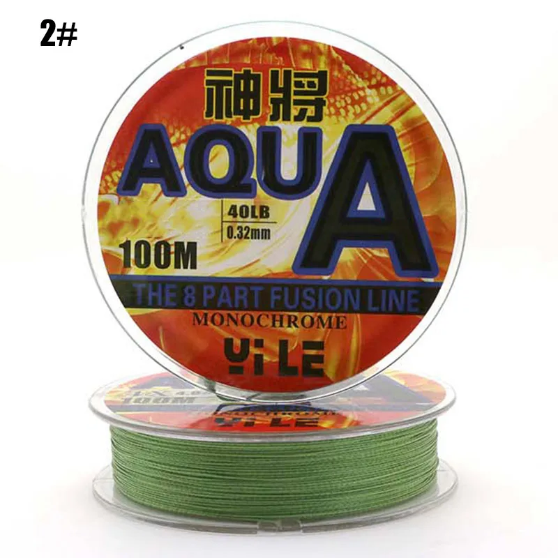 Новая плетеная рыболовная леска 4/8 нитей сверхпрочная 100 метра для морской