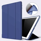 Чехол-накладка для iPad Mini 5, 4, 3, 2, 1, из искусственной кожи, мягкий, с подставкой, для сна, для iPad Mini 5 2019