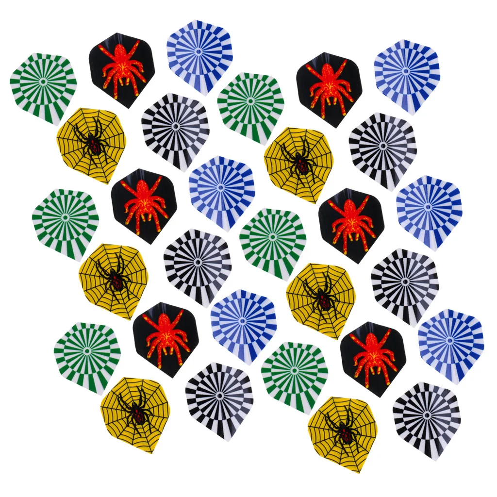 

Set of 30 Dart s Darts Accessory Tail Wing Outdoor Sports Equipment - Various Colors