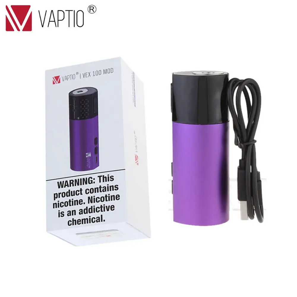 Подарочный бак RDTA для мода 100 Вт электронная сигарета Vaptio VEX Box аккумулятор