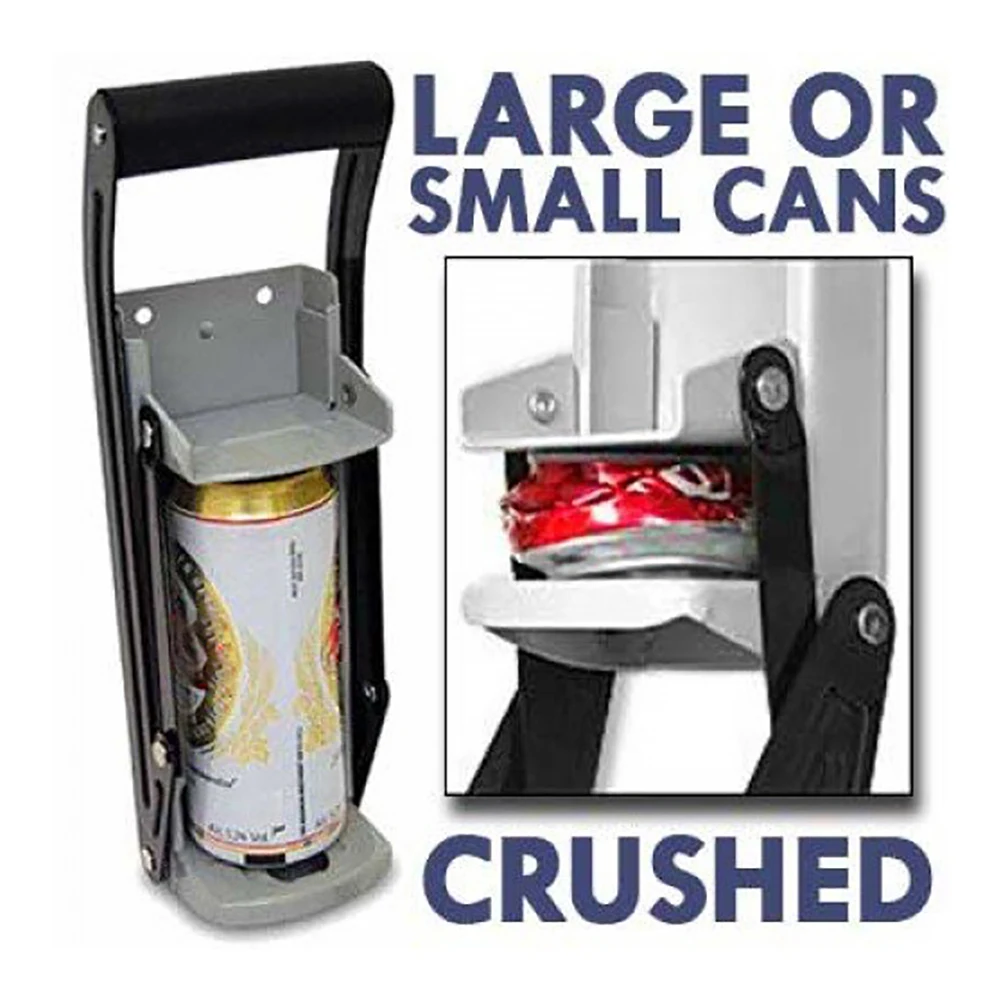 Пивная банка дробилка настенный ручной толчок Сода открывалка для бутылок банок