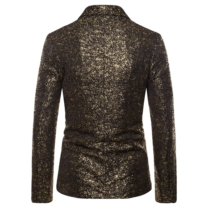 Мужской костюм куртка хипстерский Блестящий Блейзер мужское свадебное платье