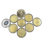 1 шт., позолоченная или Посеребренная монета Биткоин, монета BTC Litecoin Ripple, металлическая памятная монета для криптовалюты, монета-вызов США