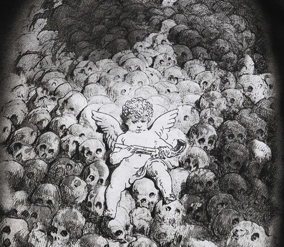 

Hip Hop T-Shirt 2021 Men Streetwear Skull Angel Letter Print Harajuku T Shirt Summer Short Sleeve Cotton Tops Camisetas W1961