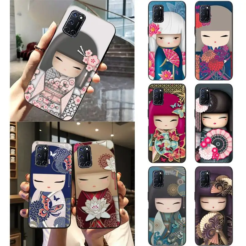 

Japanese Kimmidoll Dolls Phone Case For Oppo Reno2 3 A77 92020 F11 Realme 2 3 5 6 Pro XT