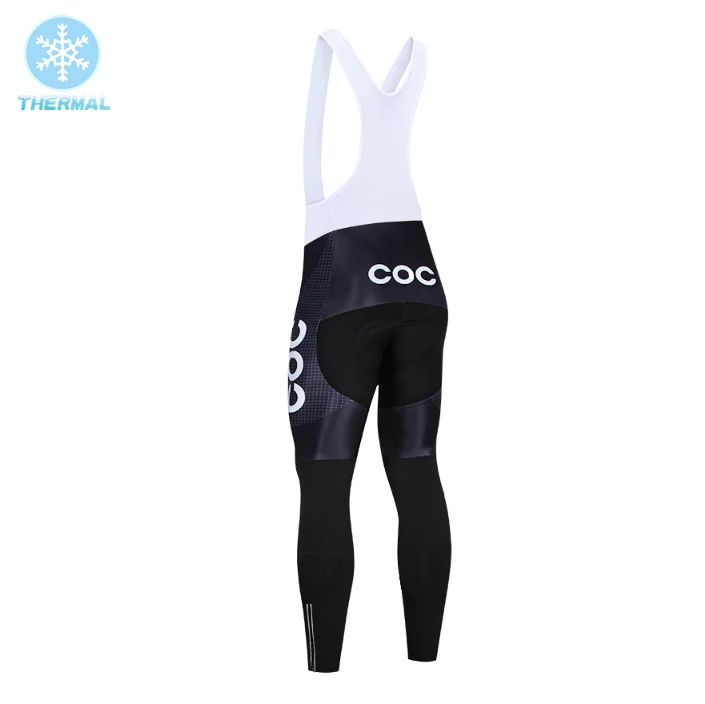 

2019 COC Winter Thermal Fleece Long Sleeves Cycling Jersey Bib Pants Bicycle Clothing MTB Bike Clothes Maillot Ropa Ciclismo