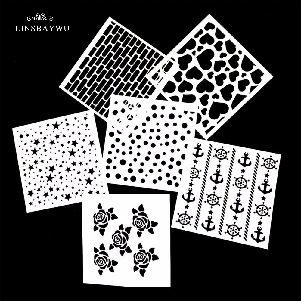 1 шт. 28 стилей цветочный пластиковый трафарет Инструменты для украшения тортов из