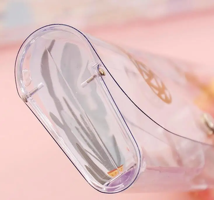 

eTya Travel Packing Sunglasses Earphone Coin Money Bag Box Transparent Student Eyeglass Glasses Container Bag Case Pouch