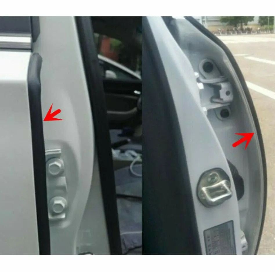 2 шт. 80 см резиновая уплотнительная полоса Универсальная автомобильная дверь B