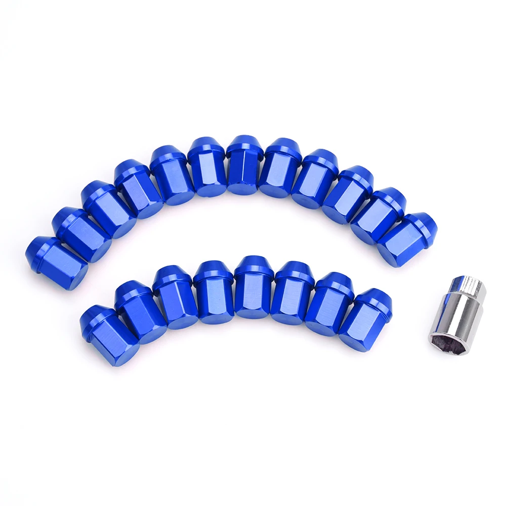 Jdm Aftermarket автомобильный Противоугонный 6061 алюминиевый сплав Колесные гайки длина 35 мм M12* 1,5 M12* 1,25 гайки