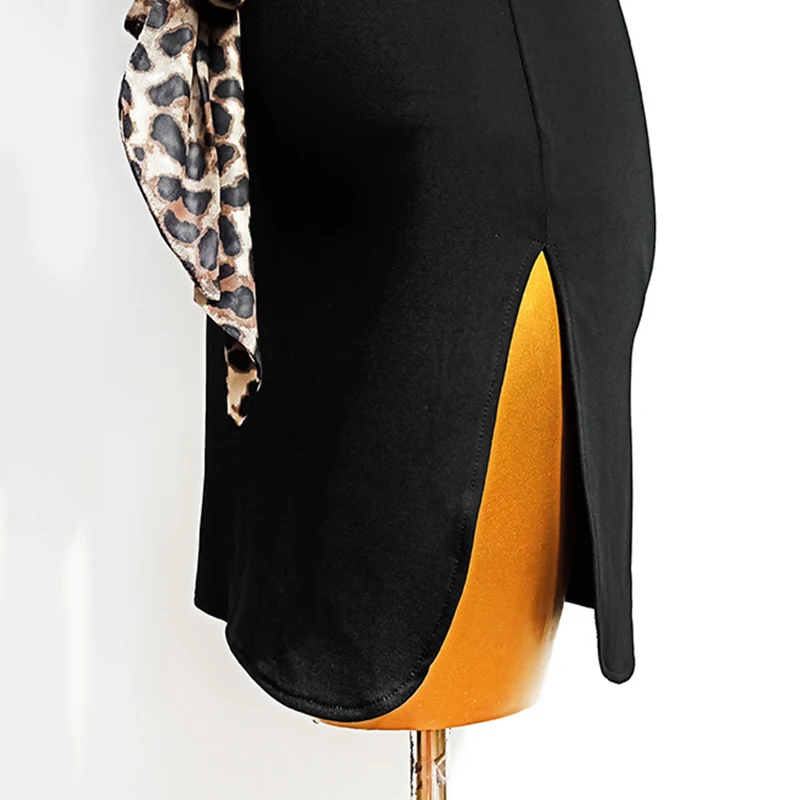 Женское платье для латиноамериканских танцев откровенное с открытой спиной