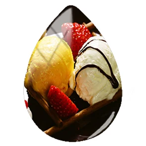 TAFREE украшения для мороженого десертные картины стеклянный кабошон ручной работы