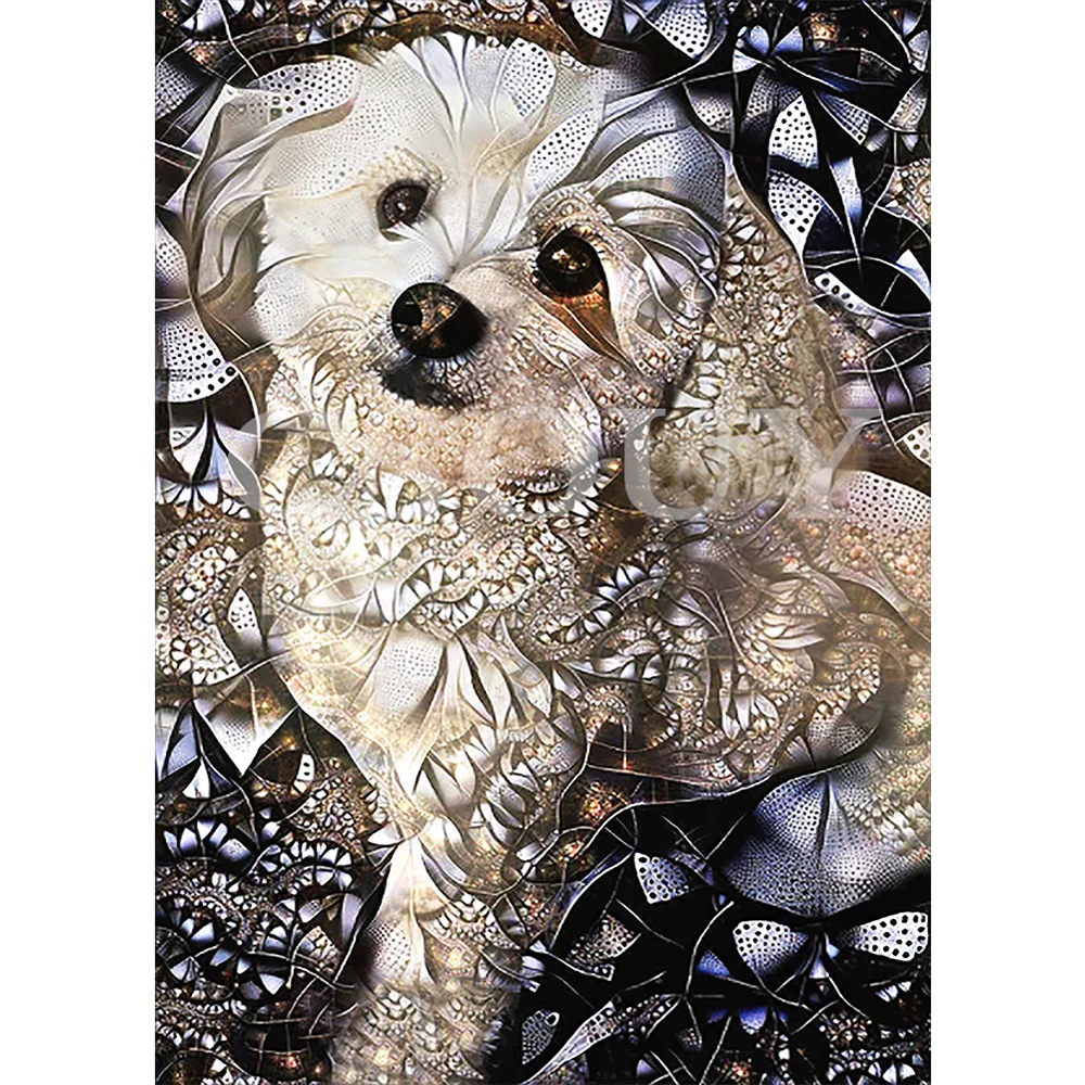 

Animals 5D Diy Diamond Painting Cross Stitch Dog Flowers Full Square Round Diamond Embroidery Decor Mosaic Needlwork Rhinestones