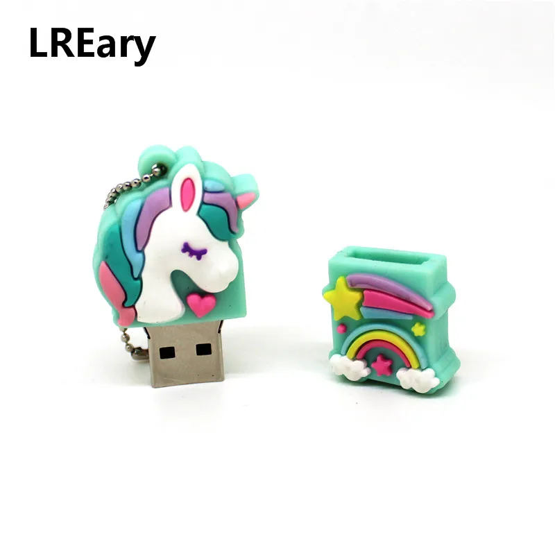 Cartoon Teddy Unicorn USB flash drive 4GB 8GB pen 16GB 32GB 64GB Hot Air Balloon 128MB memory stick | Компьютеры и офис