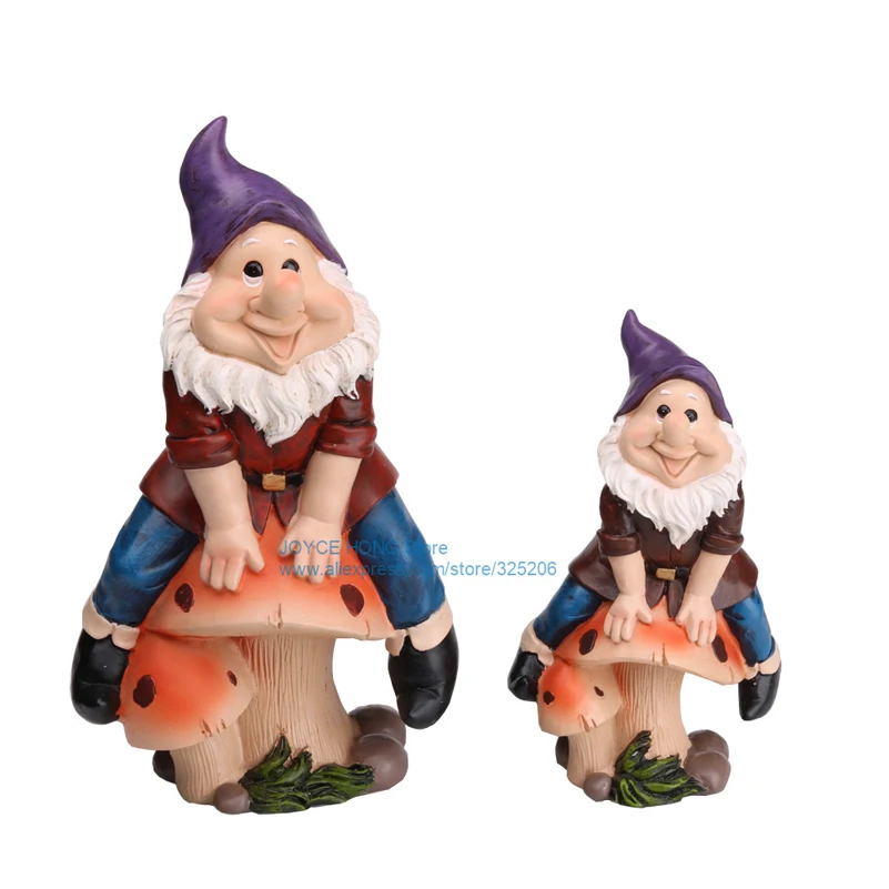 

Outdoor Garden Home Decor Gnome Dwarfs Statue Figurine Ornaments Decoratoin