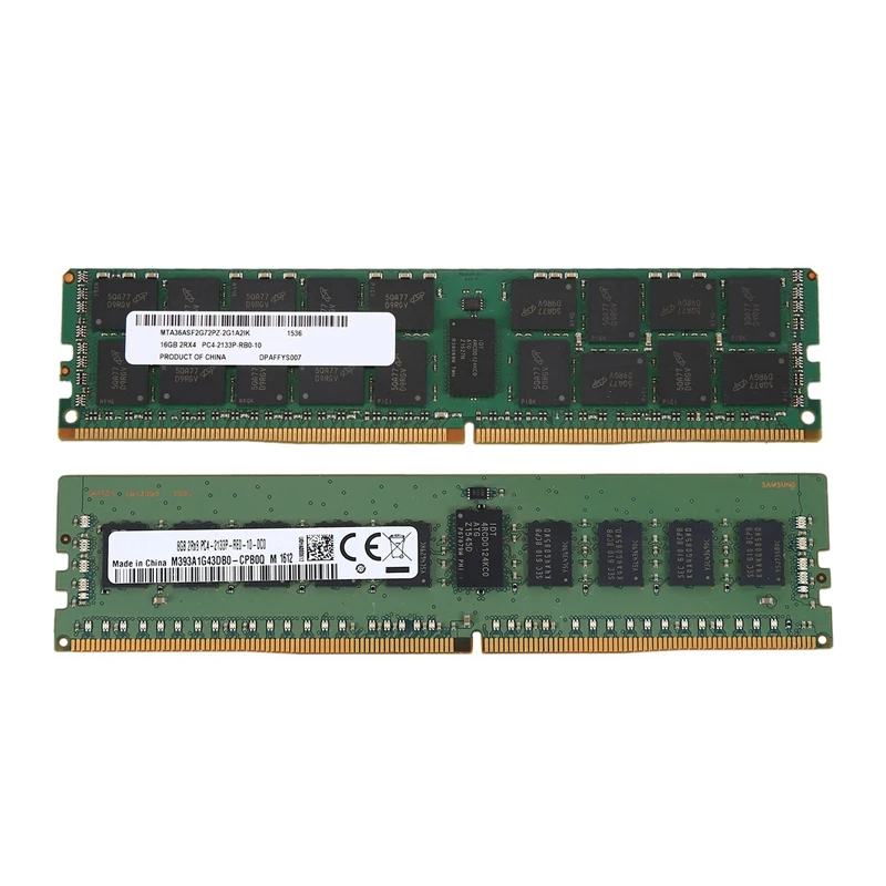 

Оперативная Память DDR4 16 ГБ, ОЗУ PC4 2133P 2133 МГц 1,2 в ECC REG DIMM & DDR4 8 ГБ, ОЗУ для сервера 2RX8, 1,2 в 2133 МГц, Память ОЗУ