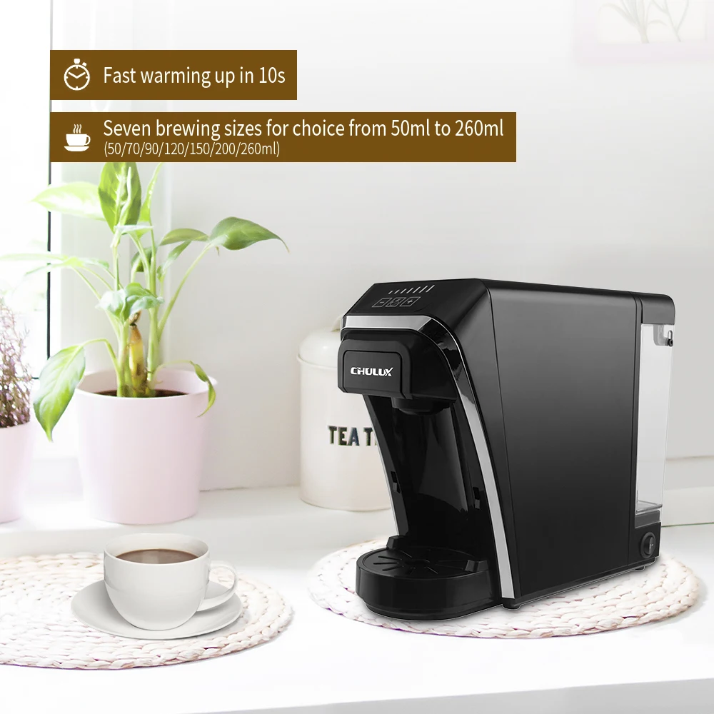 Капсульная кофемашина CHULUX 220 В для приготовления эспрессо Nespresso Dolce Gusto несколько