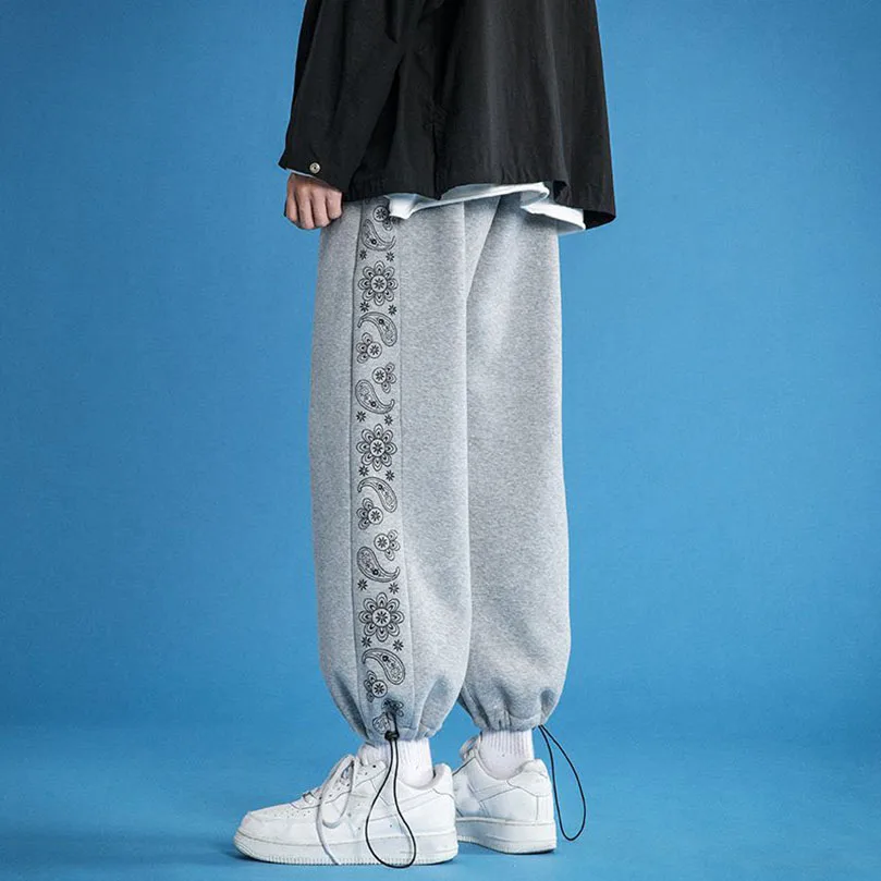 Бандана спортивные штаны мужские хлопковые модные брюки большого размера