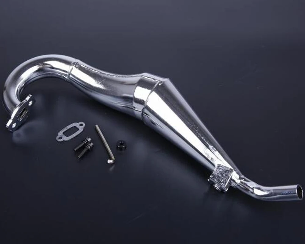 Легированная выхлопная труба боковая подходит для 1/5 HPI ROVAN ROFUN KM GTB TS BAJA 5B 5T