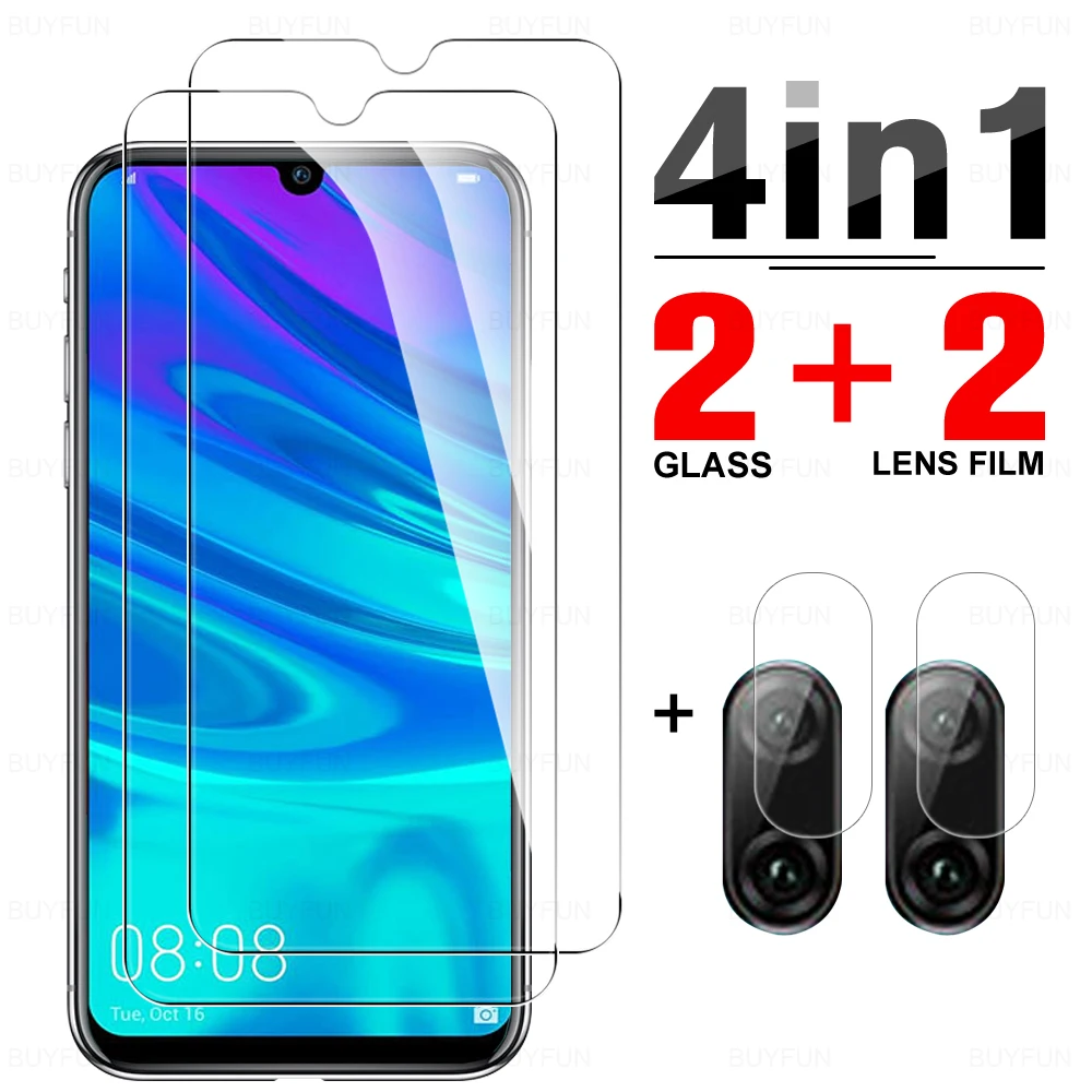 

Закаленное стекло 4 в 1 для Honor P Smart 2019, Защита экрана для Honor P Smart Plus 2019 P Smart 2020 10i 20i, пленка для объектива камеры