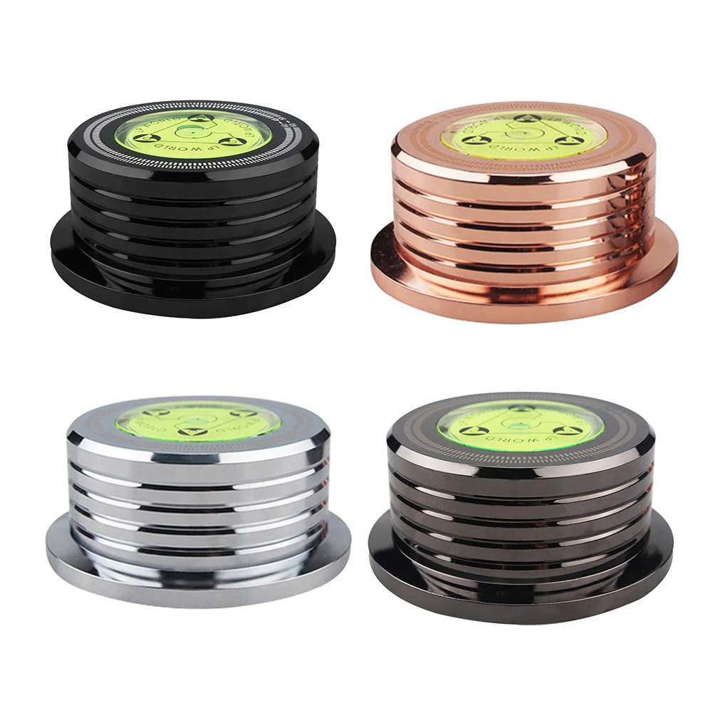 

Universal 60Hz LP Vinyl Record Player Disc Turntable Stabilizer with Level Aluminum Alloy Weight Clamp Drop Shipping