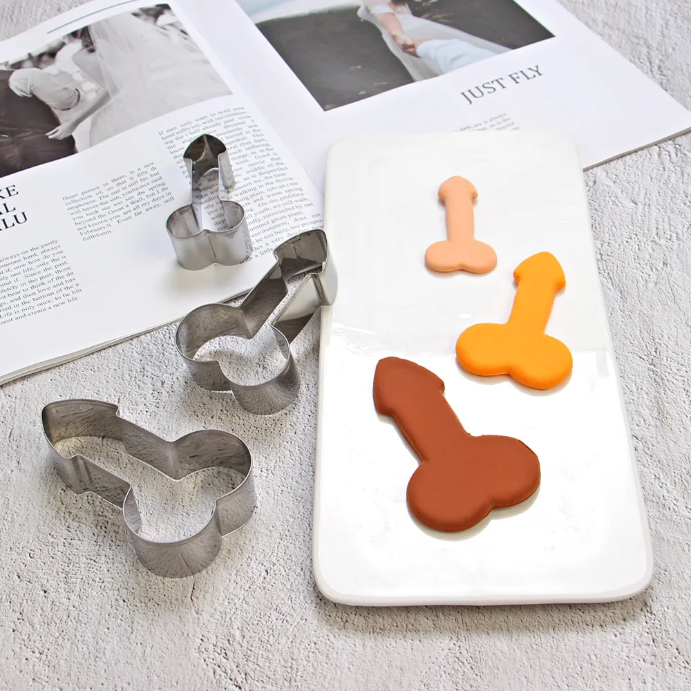 3 шт. пенис для нарезки печенья в виде ко Дню Святого Валентина забавные