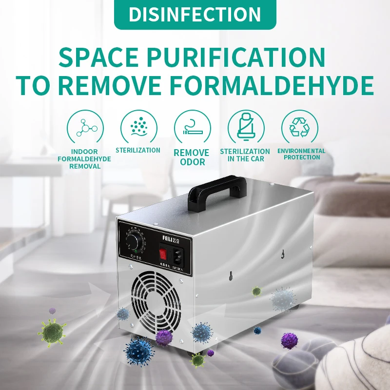 

3g ozone generator air sterilization bedroom ozone disinfection machine ozone machine air purifier FL803S 220V